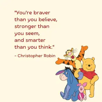 inspirational winnie the pooh quote by christopher robin